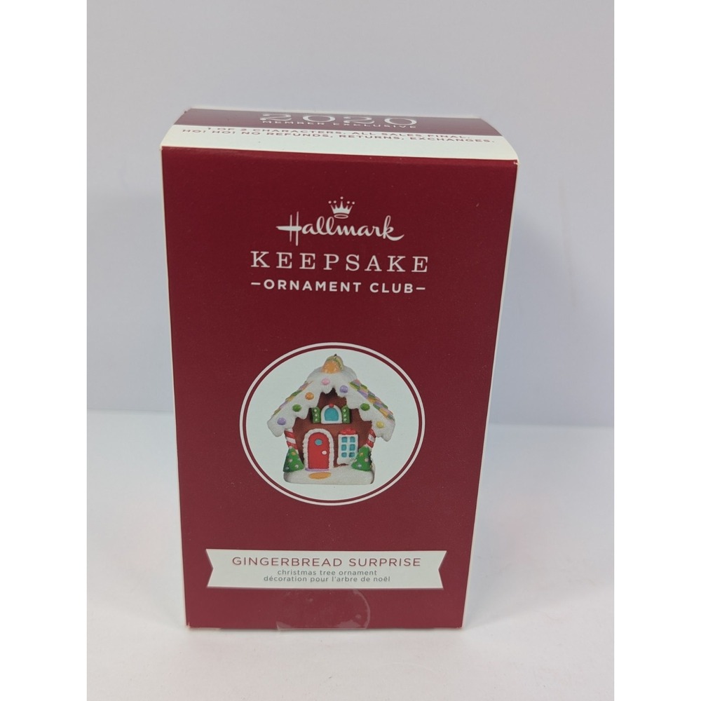 Hallmark 'Gingerbread Surprise' 2020 Member Exclusive Ornament